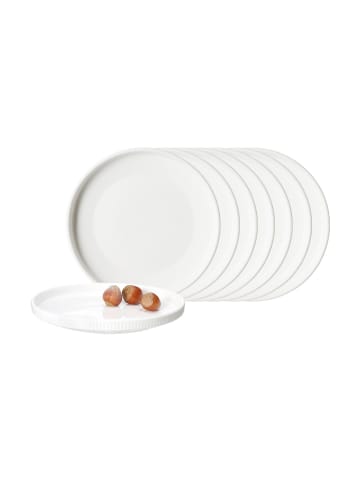 Ritzenhoff & Breker 8er Set Beilagenteller Kelly ø 15 cm in weiß