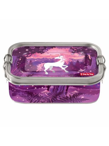 Step by Step Edelstahl Lunchbox 18 cm in unicorn nuala