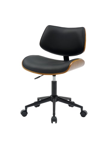 home24 Bürostuhl Elgalla in Schwarz