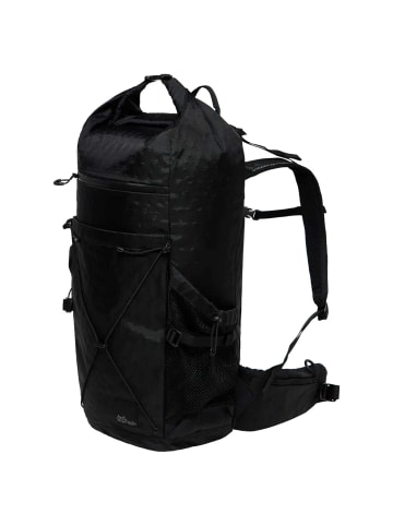 Jack Wolfskin Wandermood 30 - Rolltop Wanderrucksack 53 cm (slate green) in granite black