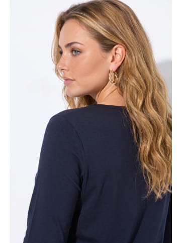 MIAMODA Shirt in dunkles marine