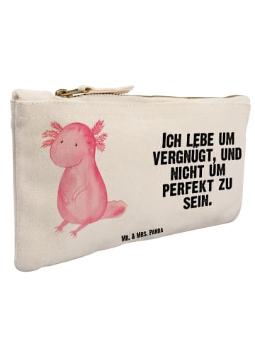 Mr. & Mrs. Panda Menschrmäppchen Axolotl Niedlich mit Spruch in Weiß