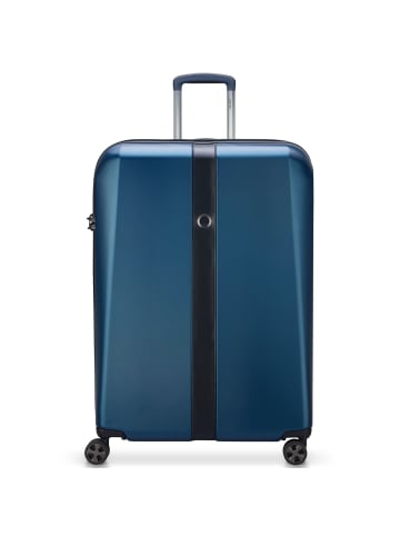 Delsey Promenade Hard 2.0 4-Rollen Trolley 76 cm in blau