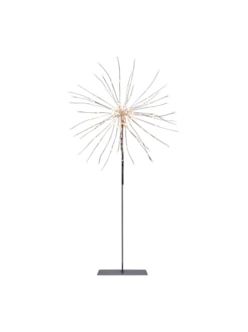 MARELIDA LED Stern Feuerwerk Tischleuchte H: 50cm in silber