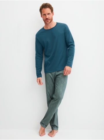 Calida Pyjama in deep petrol