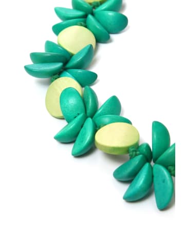 collezione alessandro Lange Kette " Edith " in grün