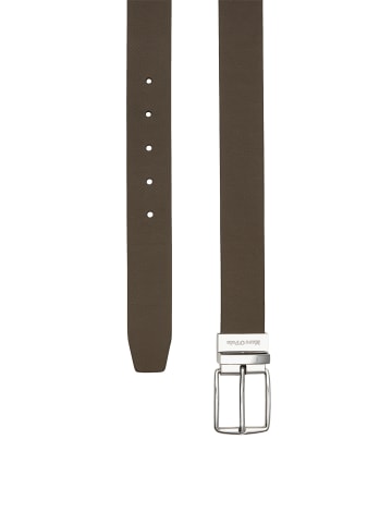 Marc O'Polo 2in1 Wendegürtel in Dark Nickle