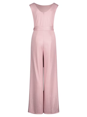 Vera Mont Jumpsuit mit Bindegürtel in Rose Nectar