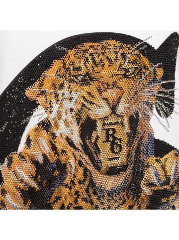 Roberto Geissini Tiger T-Shirt Weiß Unisex