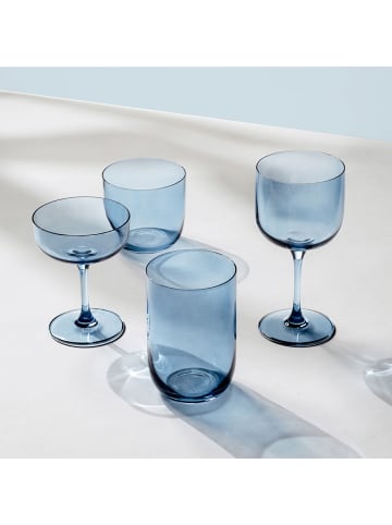 like. by Villeroy & Boch Wasserglas, Set 2tlg Like Ice in blau