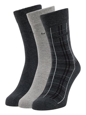 Bruno Banani Businesssocken FRYE in Grau / Melange