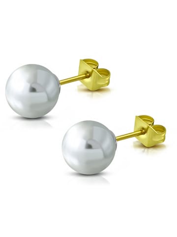 Bungsa Ohrstecker in Gold