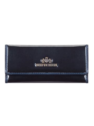 Wittchen Etui Kollektion Florence (H)7 (B)14 (T)1cm in Dunkelblau