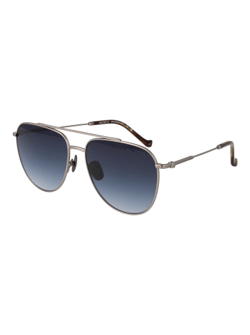 Hackett London Herren Sonnenbrillen Pilotensonnenbrillen Silber