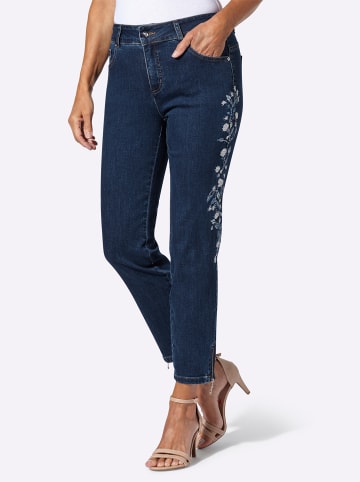 WITT WEIDEN 5-Pocket-Jeans in blue-stone-washed