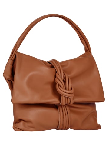 Samantha Look Handtasche echt Leder in cognac