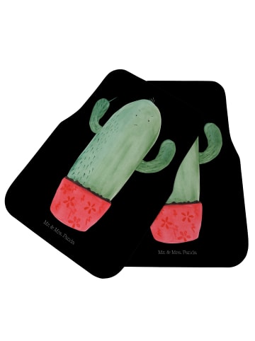 Mr. & Mrs. Panda Fahrzeugteppich Kaktus Wut ohne Spruch in Schwarz