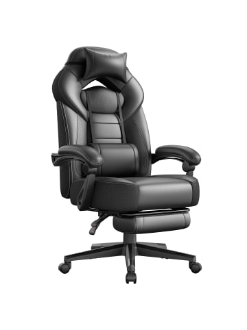 SONGMICS Bürostuhl Cathy in Schwarz - (B)70 x (H)134 x (T)70 cm
