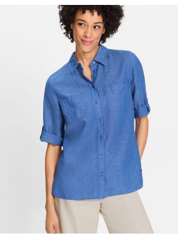 Olsen Bluse in Capri Blue Mel.