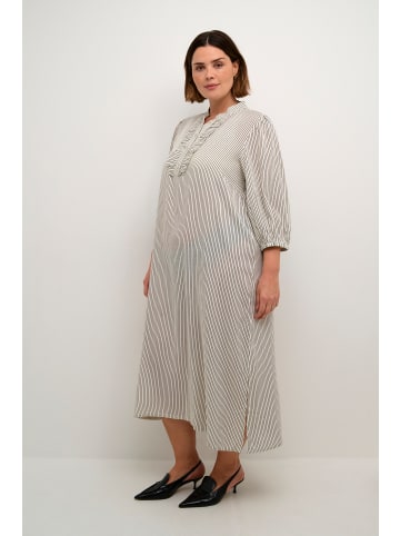 KAFFE curve Kleid KCsidse in Turtledove/Black Stripe