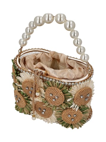 usha FESTIVAL Women Handbag in Beige Green