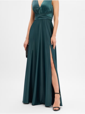 Marie Lund Abendkleid in smaragd - 0009
