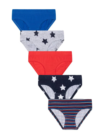 Minoti 5er-Set: Slips 11BRIEF 6 in rot