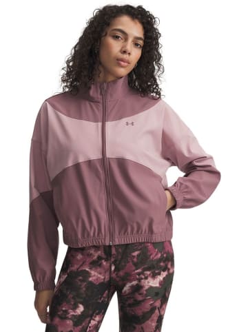 Under Armour Longsleeve "Rival Woven Jacke" in Braun