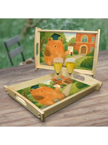 Mr. & Mrs. Panda Tablett Bär Prüfung Design ohne Spruch in Weiß