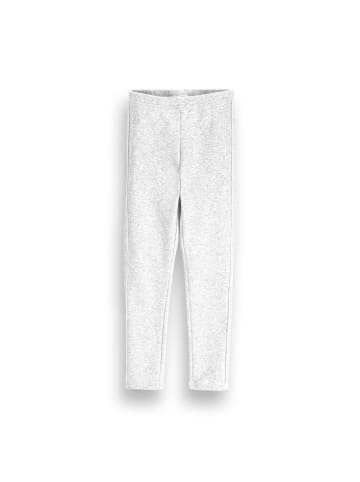 Gefütterte Leggings mit langem Bein in grau