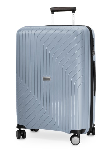 Hauptstadtkoffer TXL - Koffer Check-In Reisekoffer Trolley Aufgabegepäck TSA 73 L in Iceblue