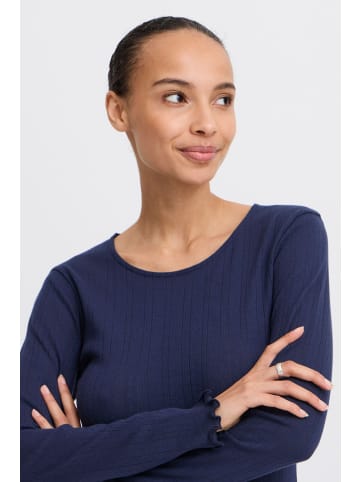 b. young Langarm BYUNICA Slim fit in Navy Blazer