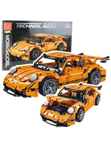 Wisam® GT Rennwagen Bausteine Orange 1:14 1268 Stk.