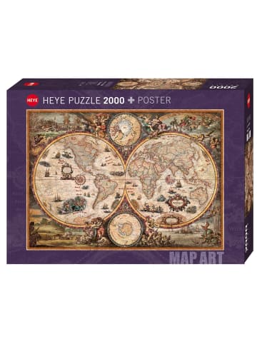 HEYE Puzzle Vintage World in Bunt