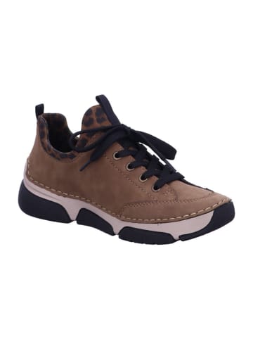 rieker Halbschuhe in wood/leo-braun