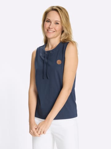 Sieh an! Shirttop in dunkelblau