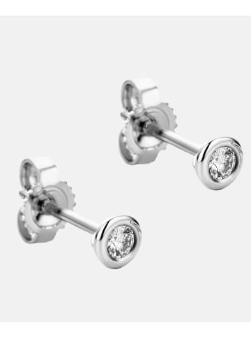 Diamant L'éternel Ohrringe aus 585 Weißgold mit 0.10 Karat Diamant