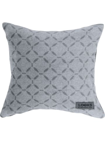 LOOKS by Wolfgang Joop Jacquard, Baumwollmischung Kissenhülle in grau