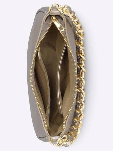 Heine Tasche in platin-metallic