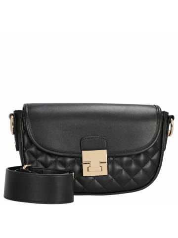 Seidenfelt Viiala Crossbody - Umhängetasche 26 cm (black) in black quilted