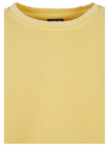 Urban Classics Urban Classics Damen Ladies Cropped Flower Embroidery Terry Crewneck in vintagesun