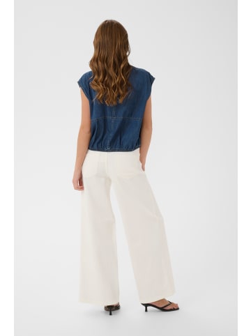 CULTURE Weste CUlava Casual fit in Dark Blue Wash