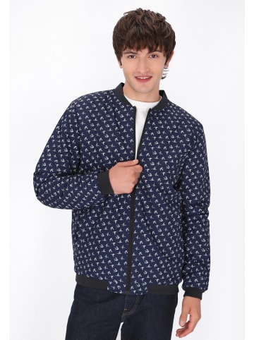 MO Men Jacket in navy multicolor