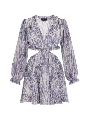 faina Damen Kleid in Blau Mehrfarbig
