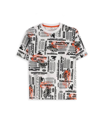 Coccodrillo T-Shirt mit kurzen Ärmeln in weiß