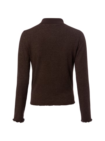 OPUS Langarmshirt Sosea in mocca - 0001