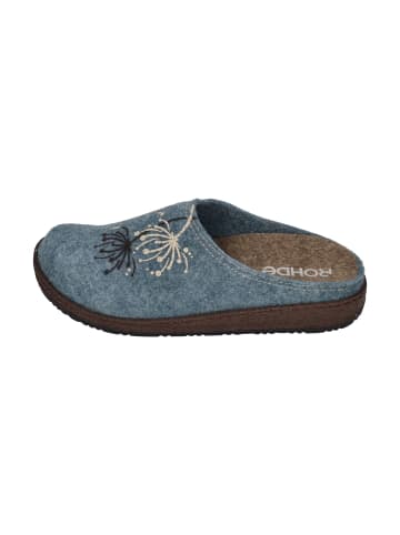ROHDE Hausschuhe NOVARA 6427  in blau
