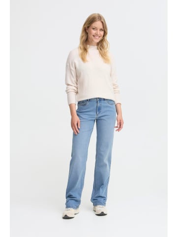 Oxmo Straight-Jeans OXHELLE STRAIGHT JEANS in Blau