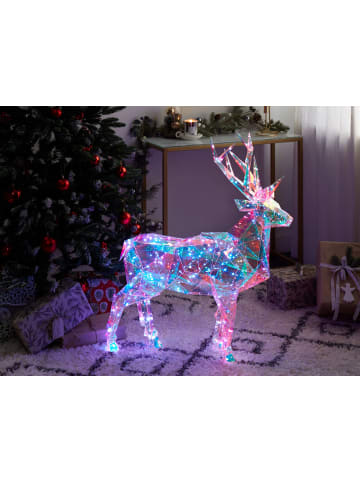 Beliani LED Deko POLARIS in Bunt - (W) 80 x (H) 90 x (L) 27 cm