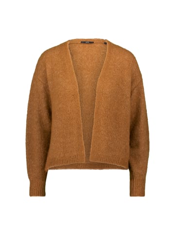 Zero Cardigan offener Style in Camel Mouline
